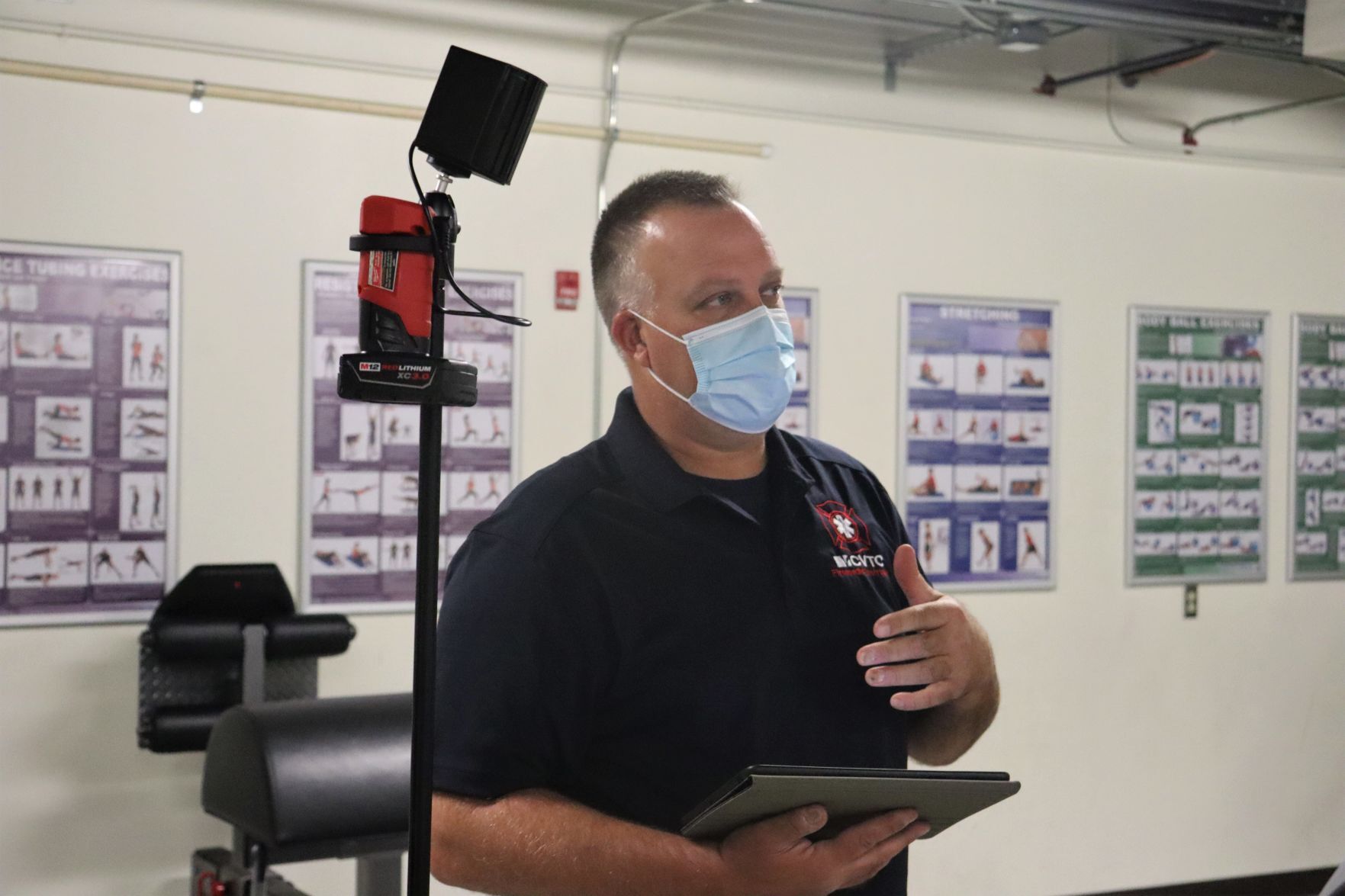 CVTC virtual reality firefighter training